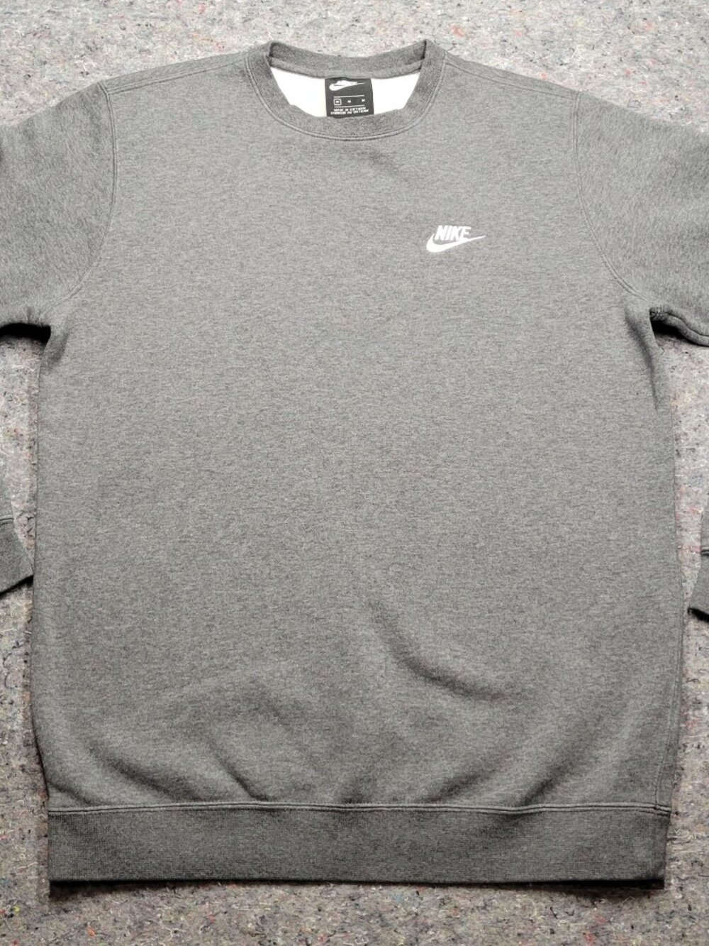 Mens sweatshirt, Nike, size medium, gray, like new